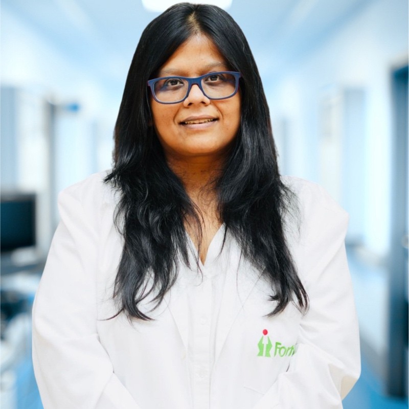 Portrait of Dr. Shrinidhi Nathany, Consultant – Molecular Hematology & Oncology | Clinical Leadership of WELCOMEHEΛLTH